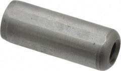 Gibraltar - 3/8" Diam x 1" Pin Length C-1215 Case Hardened Steel Pull Out Dowel Pin - 1 Beveled & 1 Threaded End - Eagle Tool & Supply