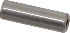 Gibraltar - 3/8" Diam x 1-1/4" Pin Length C-1215 Case Hardened Steel Pull Out Dowel Pin - 1 Beveled & 1 Threaded End - Eagle Tool & Supply