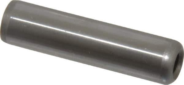 Gibraltar - 3/8" Diam x 1-1/2" Pin Length C-1215 Case Hardened Steel Pull Out Dowel Pin - 1 Beveled & 1 Threaded End - Eagle Tool & Supply