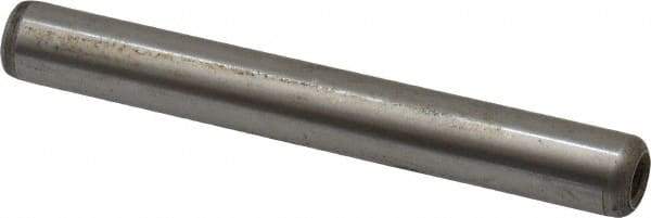 Gibraltar - 3/8" Diam x 3" Pin Length C-1215 Case Hardened Steel Pull Out Dowel Pin - 1 Beveled & 1 Threaded End - Eagle Tool & Supply