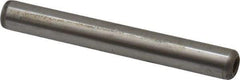 Gibraltar - 3/8" Diam x 3" Pin Length C-1215 Case Hardened Steel Pull Out Dowel Pin - 1 Beveled & 1 Threaded End - Eagle Tool & Supply