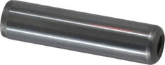 Gibraltar - 1/2" Diam x 2" Pin Length C-1215 Case Hardened Steel Pull Out Dowel Pin - 1 Beveled & 1 Threaded End - Eagle Tool & Supply
