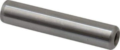 Gibraltar - 1/2" Diam x 2-1/2" Pin Length C-1215 Case Hardened Steel Pull Out Dowel Pin - 1 Beveled & 1 Threaded End - Eagle Tool & Supply