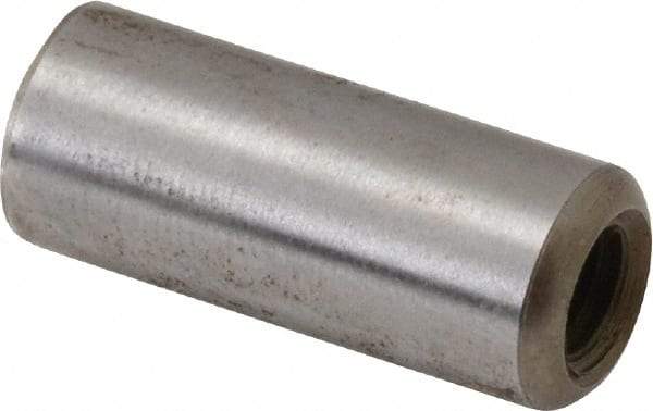 Gibraltar - 5/16" Diam x 3/4" Pin Length C-1215 Case Hardened Steel Pull Out Dowel Pin - 1 Beveled & 1 Threaded End - Eagle Tool & Supply