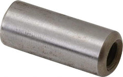 Gibraltar - 5/16" Diam x 3/4" Pin Length C-1215 Case Hardened Steel Pull Out Dowel Pin - 1 Beveled & 1 Threaded End - Eagle Tool & Supply