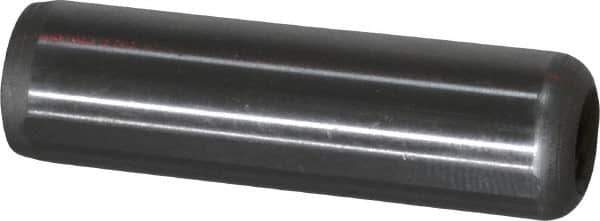 Gibraltar - 1/2" Diam x 1-3/4" Pin Length C-1215 Case Hardened Steel Pull Out Dowel Pin - 1 Beveled & 1 Threaded End - Eagle Tool & Supply