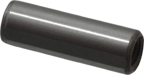 Gibraltar - 1/4" Diam x 3/4" Pin Length C-1215 Case Hardened Steel Pull Out Dowel Pin - 1 Beveled & 1 Threaded End - Eagle Tool & Supply