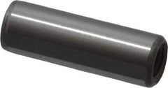 Gibraltar - 1/4" Diam x 3/4" Pin Length C-1215 Case Hardened Steel Pull Out Dowel Pin - 1 Beveled & 1 Threaded End - Eagle Tool & Supply