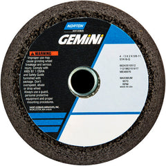 4″ / 3″ × 2″ × 5/8″-11 Gemini Snagging Wheel Type 11 Flaring Cup 16 Grit Aluminum Oxide - Eagle Tool & Supply