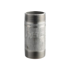 Stainless Steel Pipe Nipple: 3/8″ Pipe, 3″ OAL, Grade 304 & 304L Schedule 40