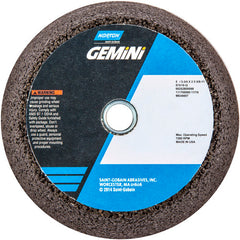 ‎5″ / 3-3/4″ × 2″ × 5/8″-11-Gemini Snagging Wheel Type 11-Flaring Cup 16 Grit Aluminum Oxide - Eagle Tool & Supply