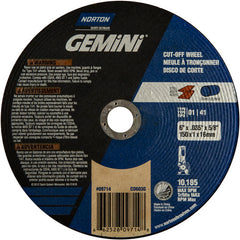 150 mm × 1 mm × 5/8″ Gemini Circular Saw Cut-Off Wheel U57A 60 O Type 01/41 - Eagle Tool & Supply