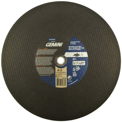 16″ × 1/8″ × 1″ Metal High Speed Cut-Off Wheel Type 01 Straight 24 Grit Aluminum Oxide - Eagle Tool & Supply