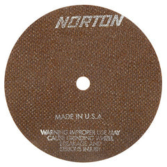 6″ × 0.035″ × 1/2″ A60-OBNA2 Cut-Off Wheel - Eagle Tool & Supply