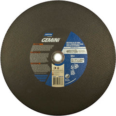 14″ × 1/8″ × 1″ Ductile HD High Speed Cut-Off Wheel Type 01 Straight 24 Grit - Eagle Tool & Supply