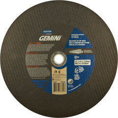 12″ × 1/8″ × 1″ Ductile High Speed Cut-Off Wheel Type 01 Straight 24 Grit Silicon Carbide - Eagle Tool & Supply
