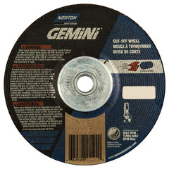 6″ × 1/8″ × 5/8″ Gemini Non-Woven Depressed Center Wheel Type 27 - Eagle Tool & Supply