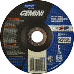 6″ × 3/32″ × 7/8″ Gemini Non-Woven Depressed Center Wheel Type 27 30 Grit - Eagle Tool & Supply