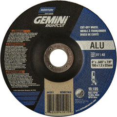 6″ × 0.045″ × 7/8″ Gemini Non-Woven Depressed Center Wheel Type 27 24 Grit - Eagle Tool & Supply