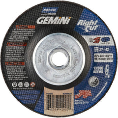 ‎4-1/2 x .045 × 5/8 - 11″ Gemini RightCut Cutting Wheel A 24 T BDA3 Type 27/42 - Eagle Tool & Supply