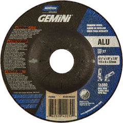 ‎4-1/2″ × 1/8″ × 7/8″ Gemini Non-Woven Depressed Center Wheel Type 27 46 Grit - Eagle Tool & Supply