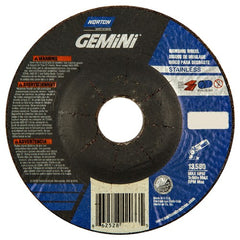 ‎4-1/2″ × 1/4″ × 7/8″ Gemini Non-Woven Depressed Center Wheel Type 27 30 Grit - Eagle Tool & Supply