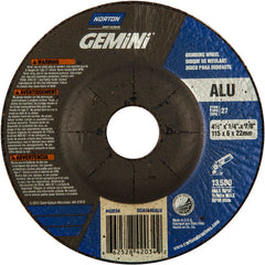 ‎4-1/2″ × 1/4″ × 7/8″ Gemini Non-Woven Depressed Center Wheel Type 27 - Eagle Tool & Supply