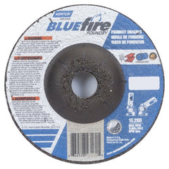 4″ × 1/4″ × 5/8″ BlueFire Non-Woven Depressed Center Wheel Type 27 Zirconia Alumina / Aluminum Oxide - Eagle Tool & Supply