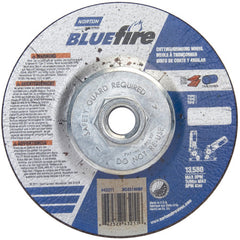 ‎4-1/2 × 1/8 × 5/8 - 11″ BlueFire Grinding Wheel ZA 30 U Type 27 - Eagle Tool & Supply