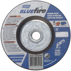 ‎4-1/2 × 1/4 × 5/8 - 11″ BlueFire Grinding Wheel ZA 24 S Type 27 - Eagle Tool & Supply