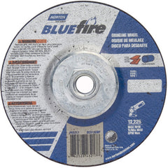 ‎5 × 1/4 × 5/8 - 11″ BlueFire Grinding Wheel ZA 24 S Type 27 - Eagle Tool & Supply