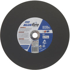14″ × 7/64″ × 1″ BlueFire Chopsaw Cut-Off Wheel Type 01 Straight Zirconia Alumina/Aluminum Oxide - Eagle Tool & Supply