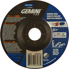 5″ × 20.0″ × 22.23 ″ Gemini Non-Woven Depressed Center Wheel Type 27 46 Grit - Eagle Tool & Supply