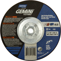 ‎7″ × 1/8″ × 5/8″-11 Charger Non-Woven Depressed Center Wheel Type 29 36 Grit - Eagle Tool & Supply