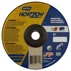 7″ × 1/4″ × 7/8″ NorZon Plus Non-Woven Depressed Center Wheel Type 27 - Eagle Tool & Supply