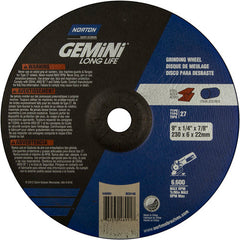 9″ × 1/4″ × 7/8″ Gemini Non-Woven Depressed Center Wheel Type 27 20 Case - Eagle Tool & Supply