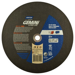 10″ × 0.09375″ × 5/8″ Gemini Stationary Saw Cut-Off Wheel Aluminum Oxide - Eagle Tool & Supply