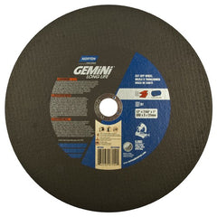 12″ × 7/64″ × 1″ Gemini Chopsaw Type 01 Straight Cut-Off Wheel Aluminum Oxide - Eagle Tool & Supply