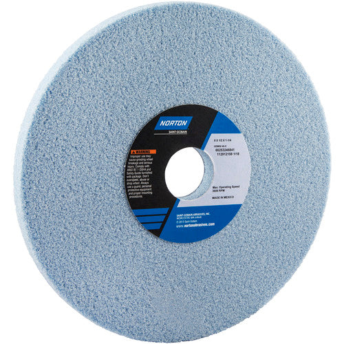 ‎8″ × 1/2″ × 1-1/4″ Gemini Toolroom Wheel Type 01 Straight 46 Grit Aluminum Oxide - Eagle Tool & Supply