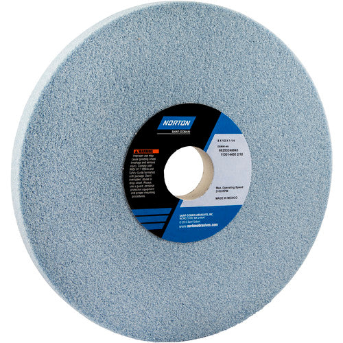 ‎8″ × 1/2″ × 1-1/4″ Gemini Toolroom Wheel Type 01 Straight 46 Grit Aluminum Oxide - Eagle Tool & Supply