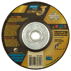 ‎5″ × 1/4″ × 5/8″-11 - T27 - Quantum 3 Depressed Center Wheel - Eagle Tool & Supply