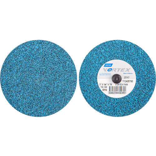 3″ × 1/4″ Vortex Unified Wheel 7AM Type TR/lll Aluminum Oxide - Eagle Tool & Supply