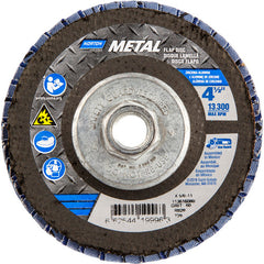 ‎4-1/2 × 5/8 - 11″ Metal Fiberglass Conical Flap Disc Type 29 P60 Grit R828 Zirconia Alumina - Eagle Tool & Supply