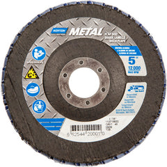 5″ × 1/4″ × 7/8″ Metal Flap Disc Type 29 Conical 40 Grit Zirconia Alumina - Eagle Tool & Supply