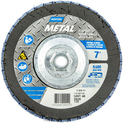 ‎7 × 5/8 - 11″ Metal Fiberglass Conical Flap Disc Type 29 P40 Grit R828 Zirconia Alumina - Eagle Tool & Supply