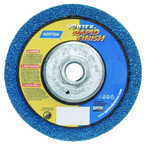 4-1/2 x 5/8-11" - Medium Grit - Aluminum Oxide - Bear-Tex Unified Non-Woven Wheel - Eagle Tool & Supply