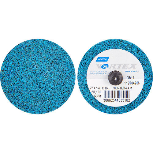 2″ × 1/4″ Vortex Unified Wheel 7AM Type TR/lll Aluminum Oxide - Eagle Tool & Supply