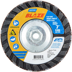 7″ × 1/4″ × 5/8″ SG Blaze R980P Flap Disc Type 27 Flat 80 Grit - Eagle Tool & Supply