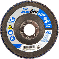 ‎4-1/2 × 7/8″ BlueFire Fiberglass Conical Flap Disc Type 29 P36 Grit R884P Zirconia Alumina - Eagle Tool & Supply