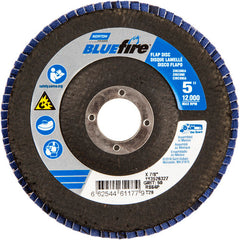 5 × 7/8″ BlueFire Fiberglass Conical Flap Disc Type 29 P60 Grit R884P Zirconia Alumina - Eagle Tool & Supply